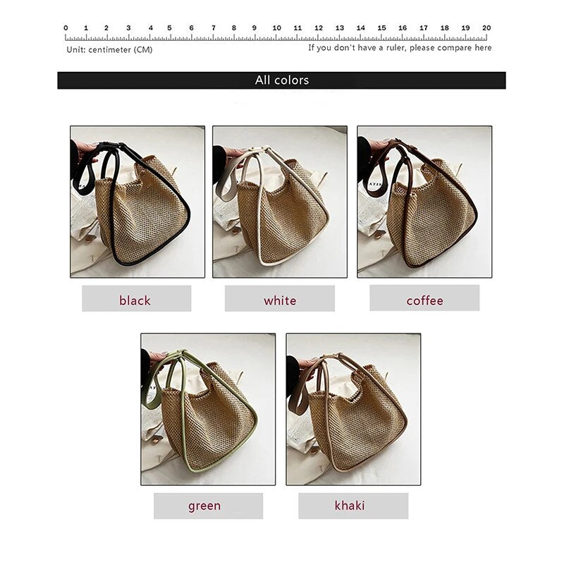 Salli Large Woven Tote