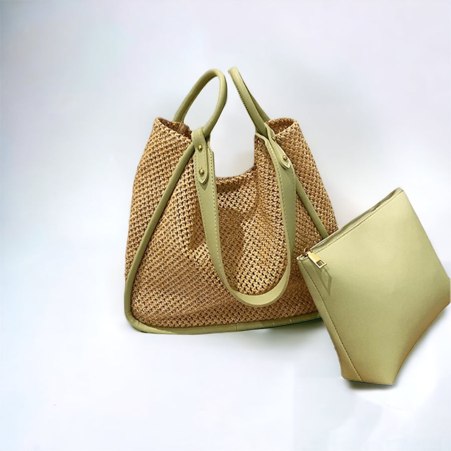 Salli Large Woven Tote