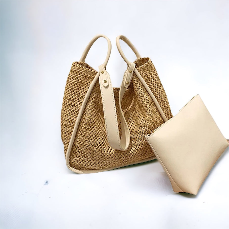 Salli Large Woven Tote