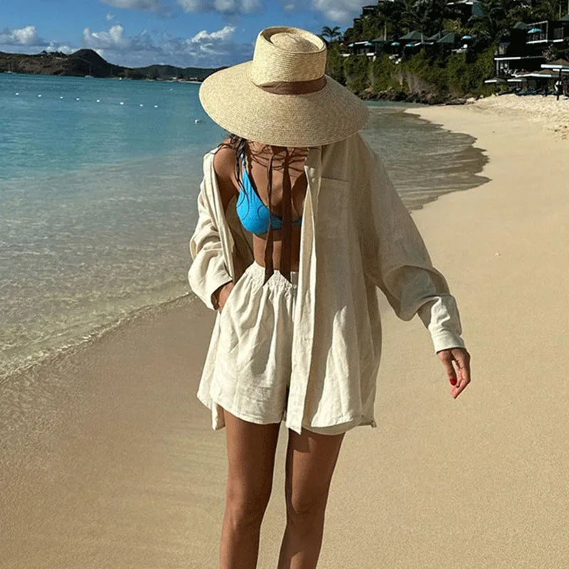 St Tropez Wide Brim Straw Hat